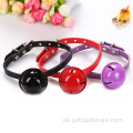 Lindo kawaii mascota gato collar ajustable con campanas